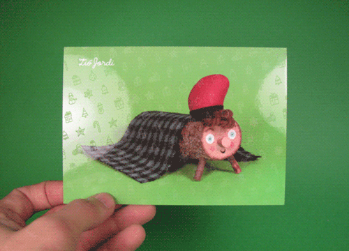 Tió de Nadal postcards