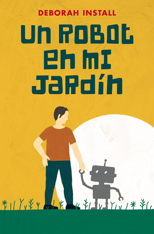 A robot in the garden